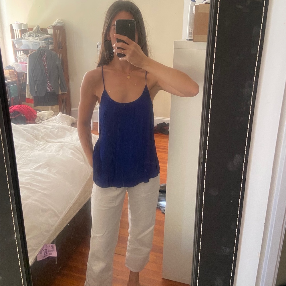 Bash electric blue top